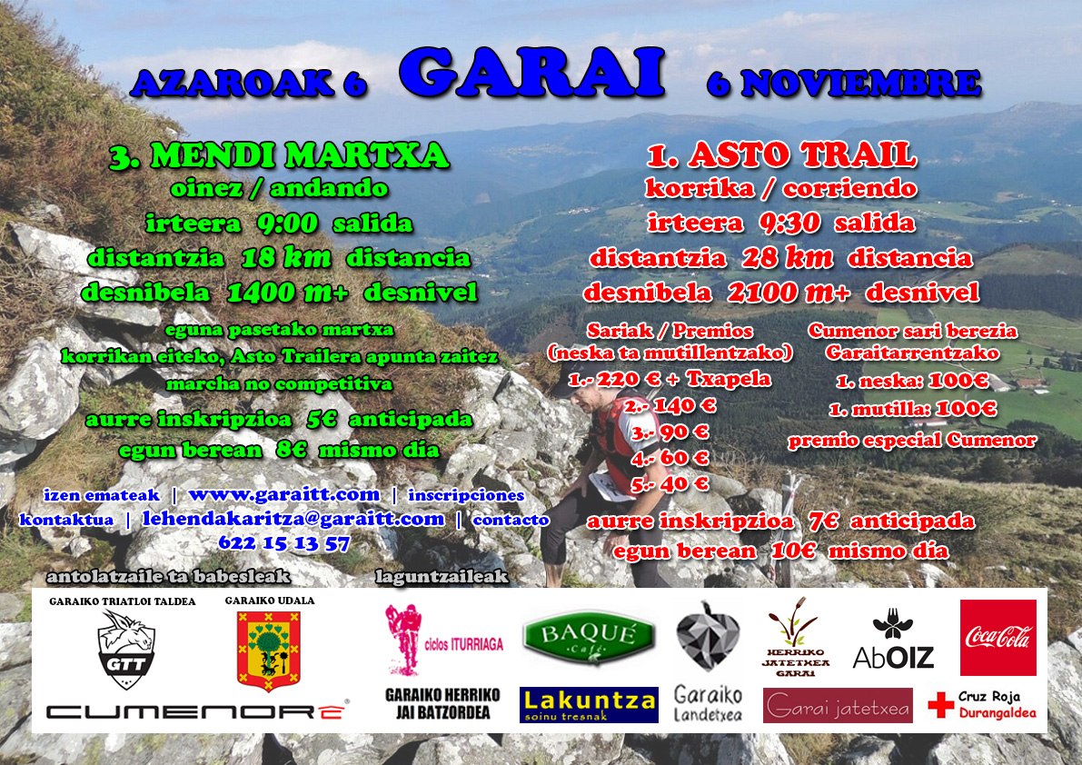 Garaiko 1. Asto Trail